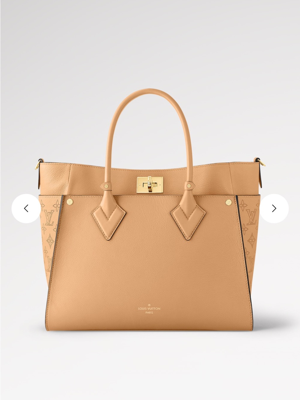 Louis Vuitton Beige On My Side Tote